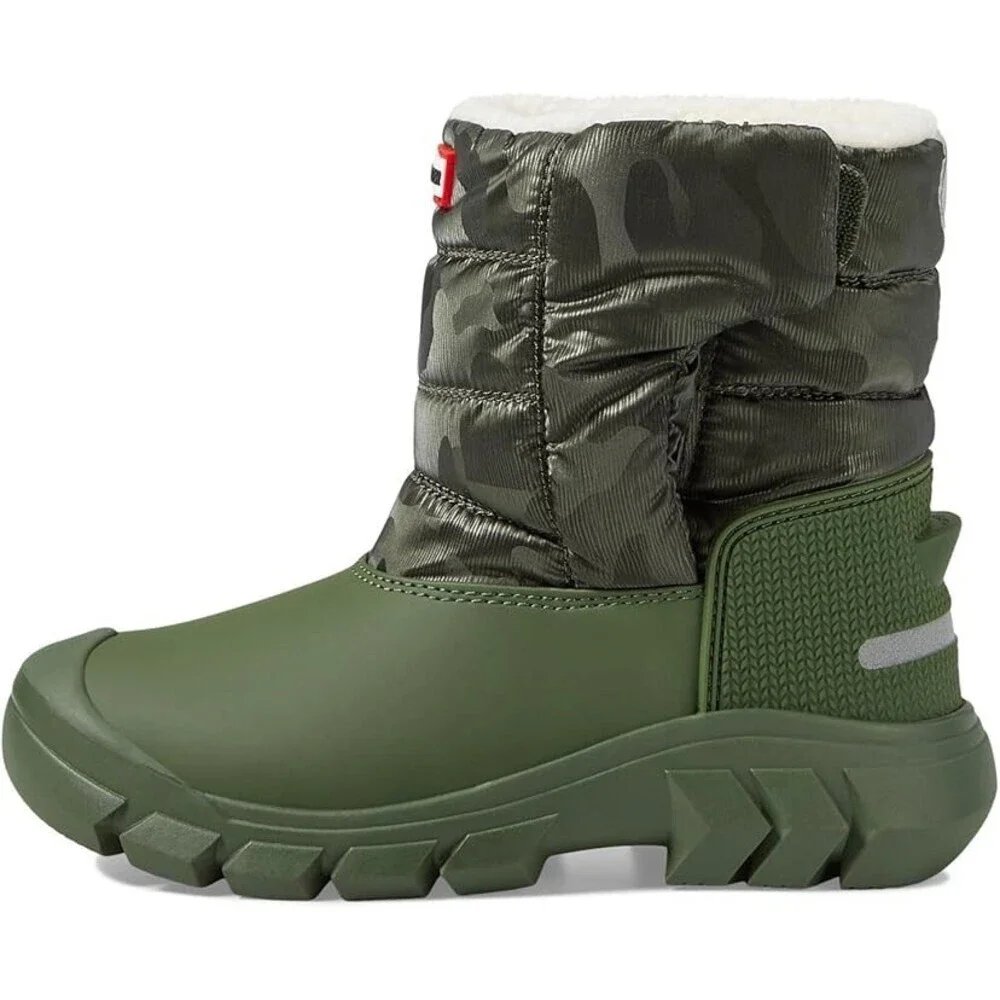 Hunter Intrepid Reflective Camo Snow Boots Toddler US 8 Green Insulated JOBB1816